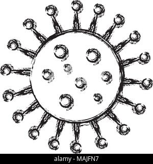 unicellular bacteria laboratory icon vector illustration design Stock ...