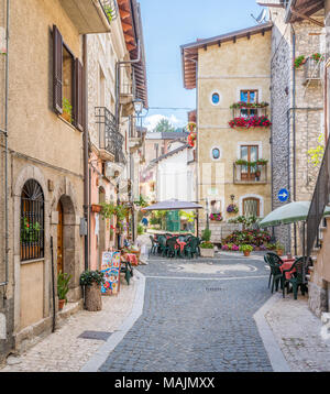 Scenic sight in Pescasseroli, Abruzzo National Park, province of L'Aquila. Italy Stock Photo