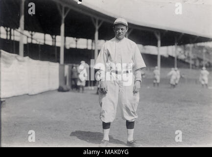 Title: Miller Huggins, St. Louis Cardinals second baseman.  . circa 1912. William H. Trefts Jr. Stock Photo