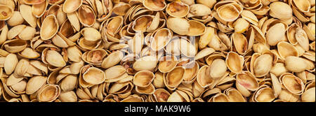 Pistachio shells. Empty Pistachio Nut Shell. Stock Photo