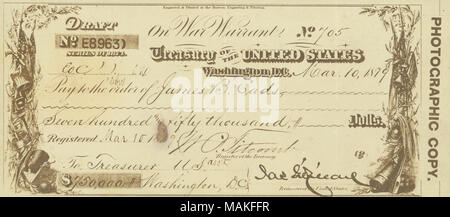 check treasury states united department alamy eads issued james march