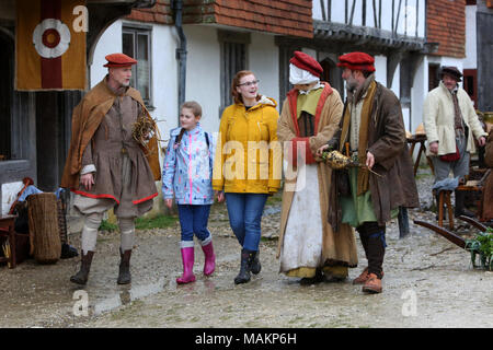 General views of the Weald and Downland Museum in Singleton, Chichester, West Sussex, UK. Stock Photo