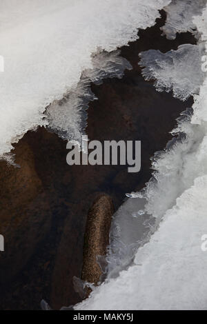 Ice crystals Stock Photo
