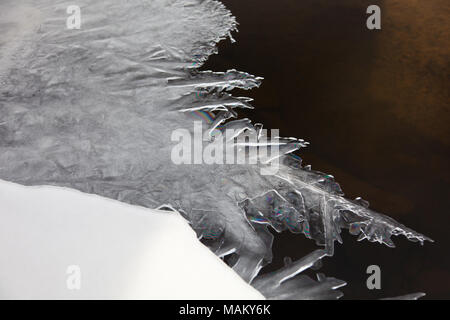 Ice crystals Stock Photo