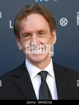 LOS ANGELES, CA - APRIL 02:  Co-creator of Marvel Comic Character Legion Bill Sienkiewicz attends the premiere of FX's 'Legion' Season 2 at DGA theater on April 2, 2018 in Los Angeles, California. Photo by Barry King/Alamy Live News Stock Photo