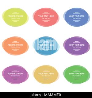 Set of Vector Colorful Banners Stock Vector