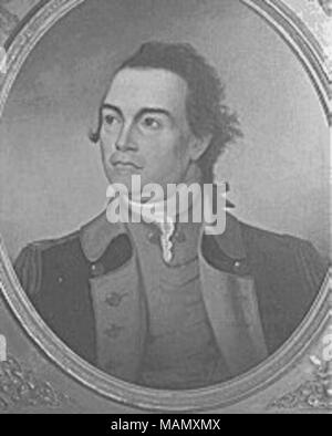 . American Revolutionary War General John Sullivan  . 1873. A. Tenney Stock Photo