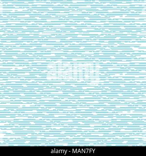 Abstract blue thin rounded line pattern horizontal pattern on white color background and texture. Vector illustration Stock Vector