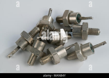 Radio electronic components Stock Photo