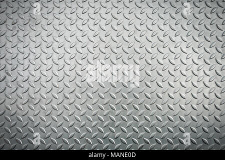 Steel checkerplate metal sheet, Metal sheet texture background. Stock Photo