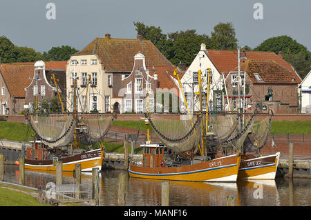 Poller in Greetsiel Stock Photo