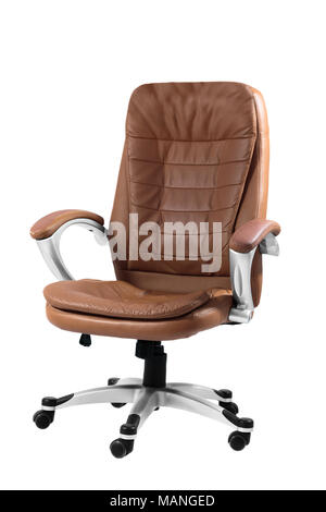 Comfortable office chair isolated on white background Stock Photo