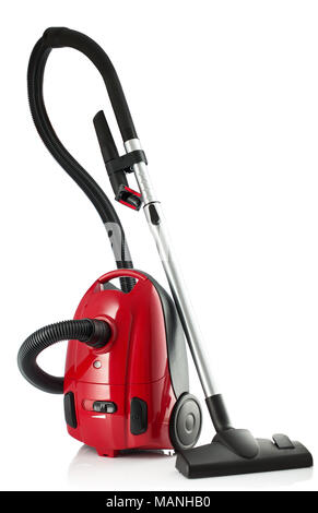 New Vacuum Cleaner isolated on a white background Stock Photo