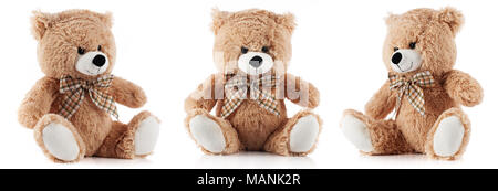 toy teddy bear isolated on white background Stock Photo - Alamy