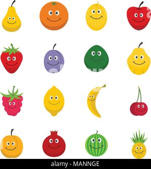 Smiling pear set color collection Stock Vector Image & Art - Alamy