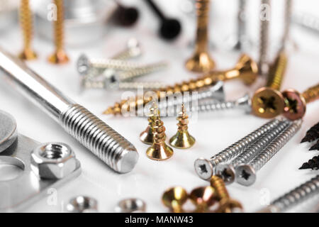screws closeup Stock Photo
