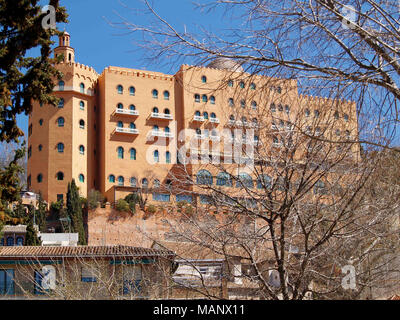 view of Alhambra Palace hotel,Granada monumental, Spain Stock Photo