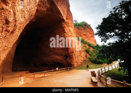 Las Medulas, once a roman gold mine. Nowadays a UNESCO World Heritage Site. Castilla y León, Spain Stock Photo