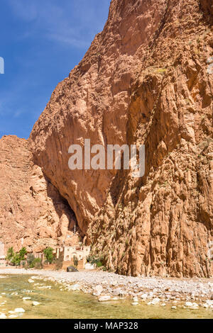 Pass road in the Dadès Gorge, Atlas Mountains, Morocco, Africa Stock ...