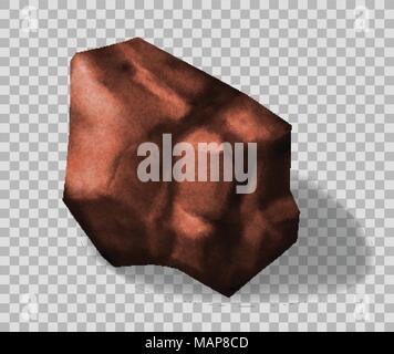 Rock stone illustration Stock Vector