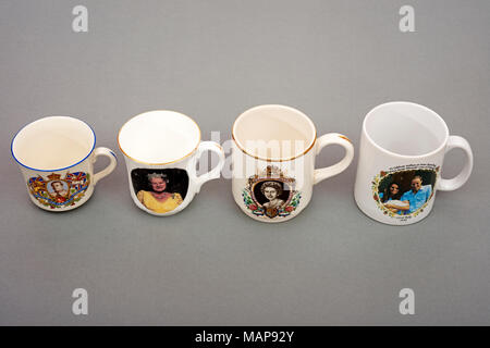 Royal mugs Stock Photo