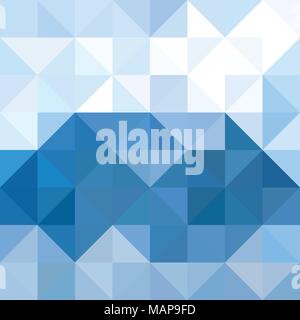 Abstract triangles pattern background. Water and Sky geometric background. Vector illustration. Stock Vector