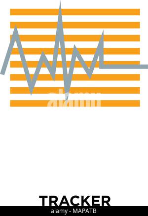 Smartwatch outline, health tracker device vector illustration Stock ...