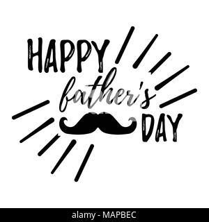 Happy Father's Day banner and giftcard. Best Dad Poster Sign on Background. Vector Illustration. Stock Vector