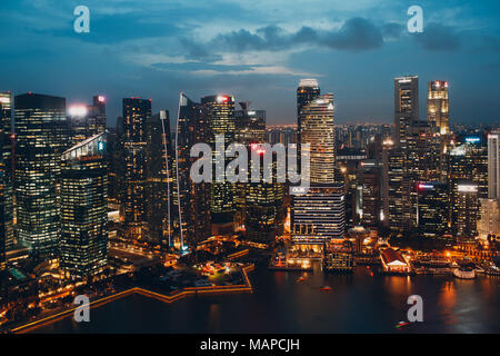 Singapore city landscape Stock Photo