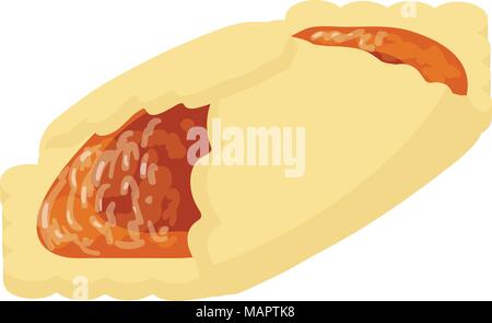 Bagel icon, isometric style Stock Vector