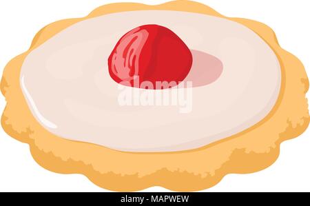 Capcake icon, isometric style Stock Vector