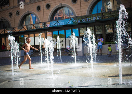 Kids playing in South Africa Stock Photo