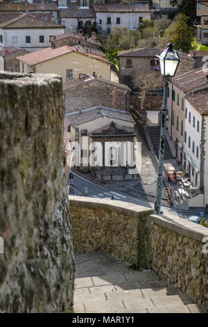 Montecatini Val di Cecina is a town in the province of Pisa in Tuscany, Italy Stock Photo