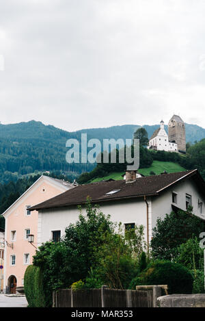 View of the picturesque town of Schwaz in  Austrian state of Tyrol near Innsbruck. Stock Photo