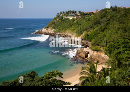 Playa Carrizalillo, Puerto Escondido, Oaxaca, Mexico, North America Stock Photo