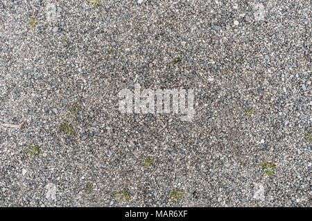 Pebbly floor stones - detailed pebble ground Stock Photo