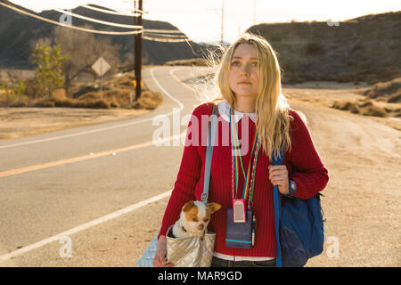 RELEASE DATE: January 26, 2018 TITLE: Please Stand By STUDIO: Magnolia Pictures DIRECTOR: Ben Lewin PLOT: A young autistic woman runs away from her caregiver in an attempt to submit her manuscript to a Star Trek writing competition. STARRING: DAKOTA FANNING as Wendy. (Credit Image: © Magnolia Pictures/Entertainment Pictures) Stock Photo