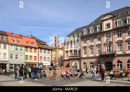 Marktplatz, Heidelberg, Baden-Württemberg, Deutschland Stock Photo