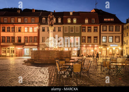 Marktplatz, Heidelberg, Baden-Württemberg, Deutschland Stock Photo