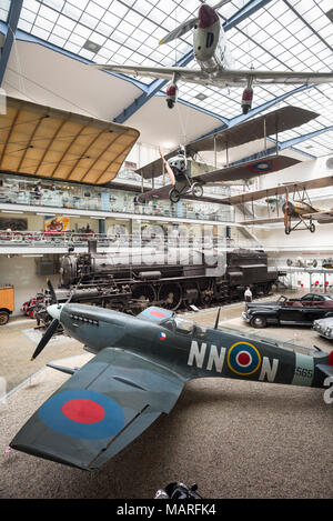 Prague. Czech Republic. Spitfire, Interior of the National Technical ...