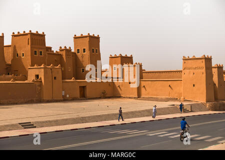 Ouarzazate moroccan Hollywood movie studios architecture in Morocco Stock Photo