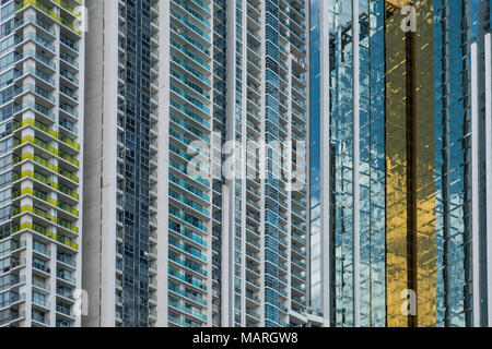 real estate concept - modern office building, skyscraper facade Stock Photo