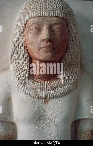 Statue of Meryre,Grand Egyptian Museum,Giza Stock Photo