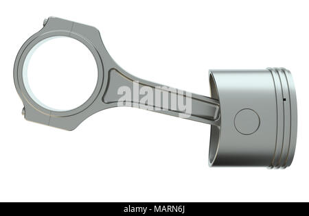 Piston with connecting rod Stock Photo