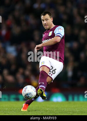 Aston Villa's John Terry during the Sky Bet Championship match at ...