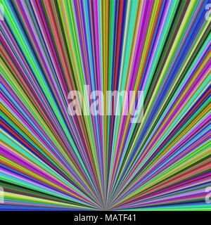 Colorful ray burst background - vector design Stock Vector