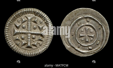 Coin of Stephen II of Hungary Stock Photo