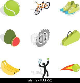 Recompense icons set, isometric style Stock Vector