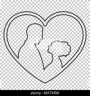 Premium Vector  Set bundle line art drawing simple couple love