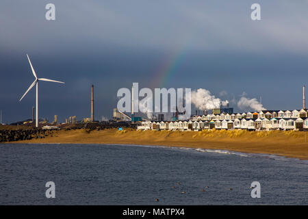 The Tata Steel steelworks in IJmuiden, Velsen, North Holland, Netherlands,  largest industrial area in the Netherlands, 2 blast furnaces, 2 coking plan  Stock Photo - Alamy